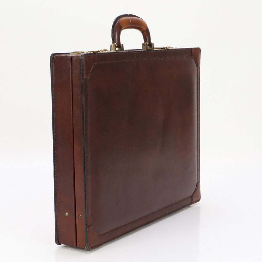 HARDY AMIES ハーディ エイミス レザー ビジネス バッグ 