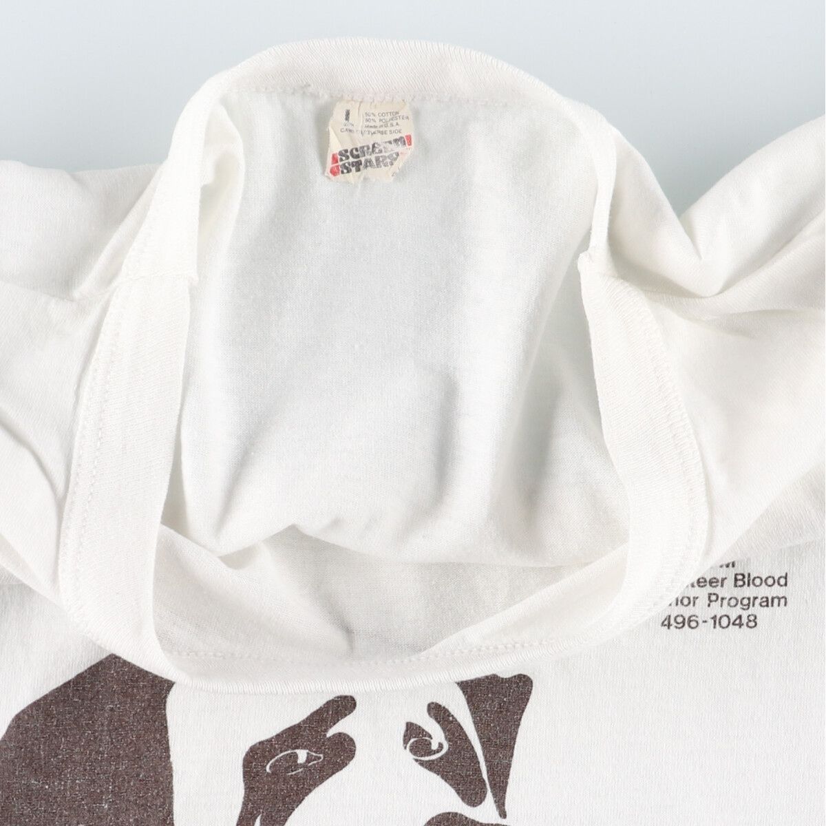 Tシャツ 古着 90s Screen Stars スクリーンスターズ 犬 L 黒 1980's - 1990's Vintage Dog Printed T-shirt Made In USA SCREEN