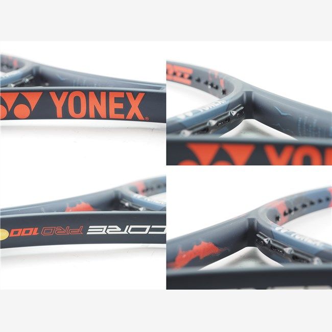YONEX - 中古 テニスラケット ヨネックス ブイコア 100 LG 2018年モデル (LG2)YONEX VCORE 100 LG 2018 YONEX - 中古 テニスラケット ヨネックス ブイコア 100 2018年