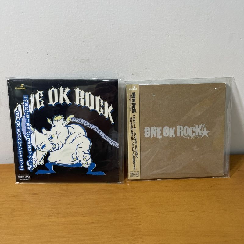 one ok rock インディーズ keep it real 廃盤cd2枚セット