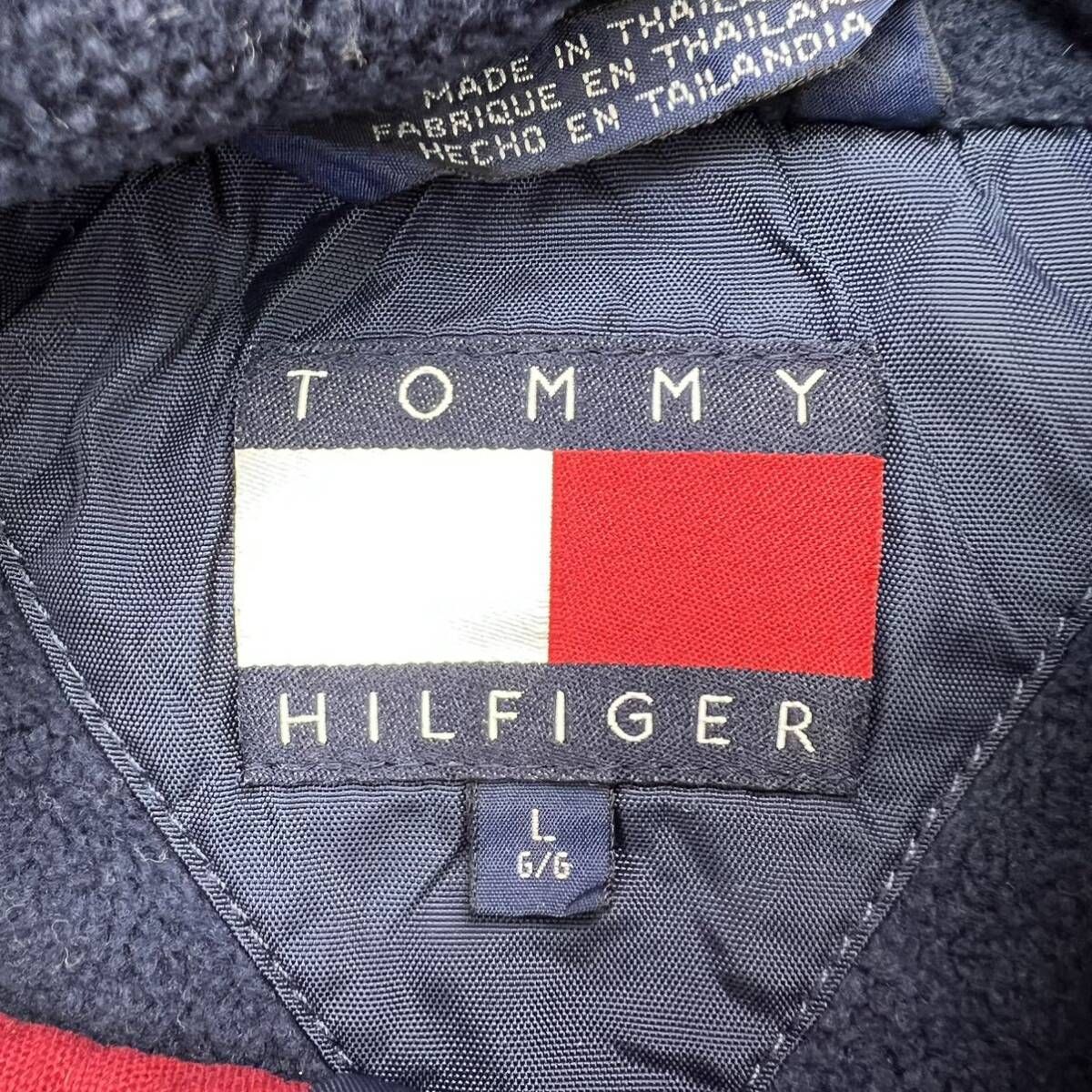 90s ☆ TOMMY HILFIGER マウンテンパーカー デザイン ナイロン 