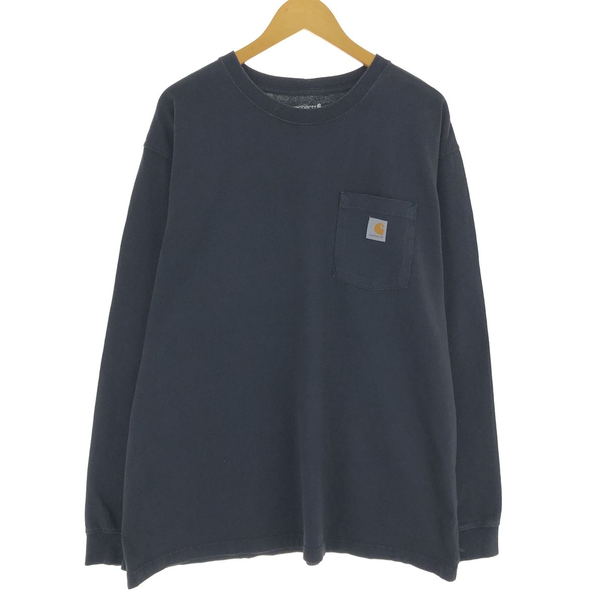 古着 カーハート Carhartt Loose Fit 無地ポケットロングTシャツ ロンT メンズXL相当/eaa496473
