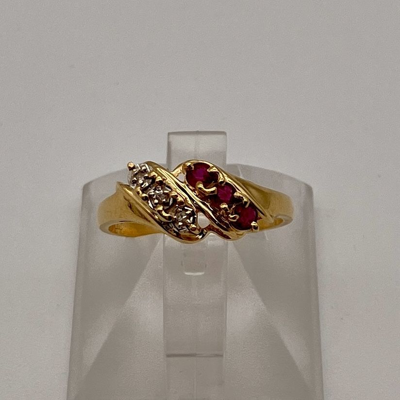 K18 18金 デザインリング 9.5号 2.2g - メルカリ