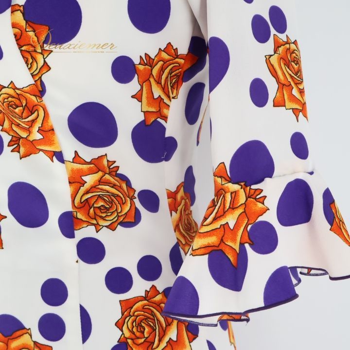 美品 フラメンコ衣装 セパレートタイプペチコート付 黄色ドット柄 楽天