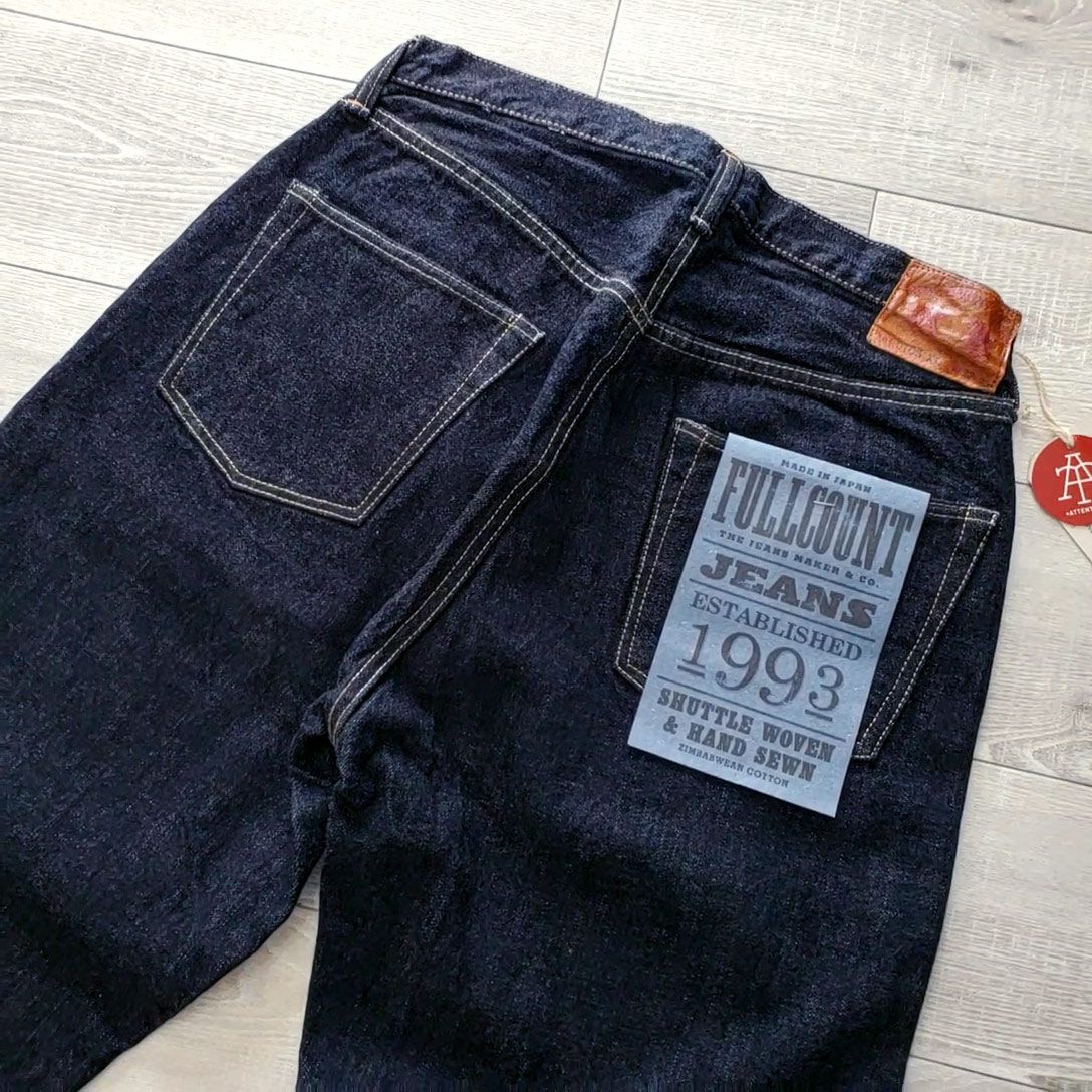 FULLCOUNTフルカウント□未使用 0105XX Wide Denim Heavy 15oz One 
