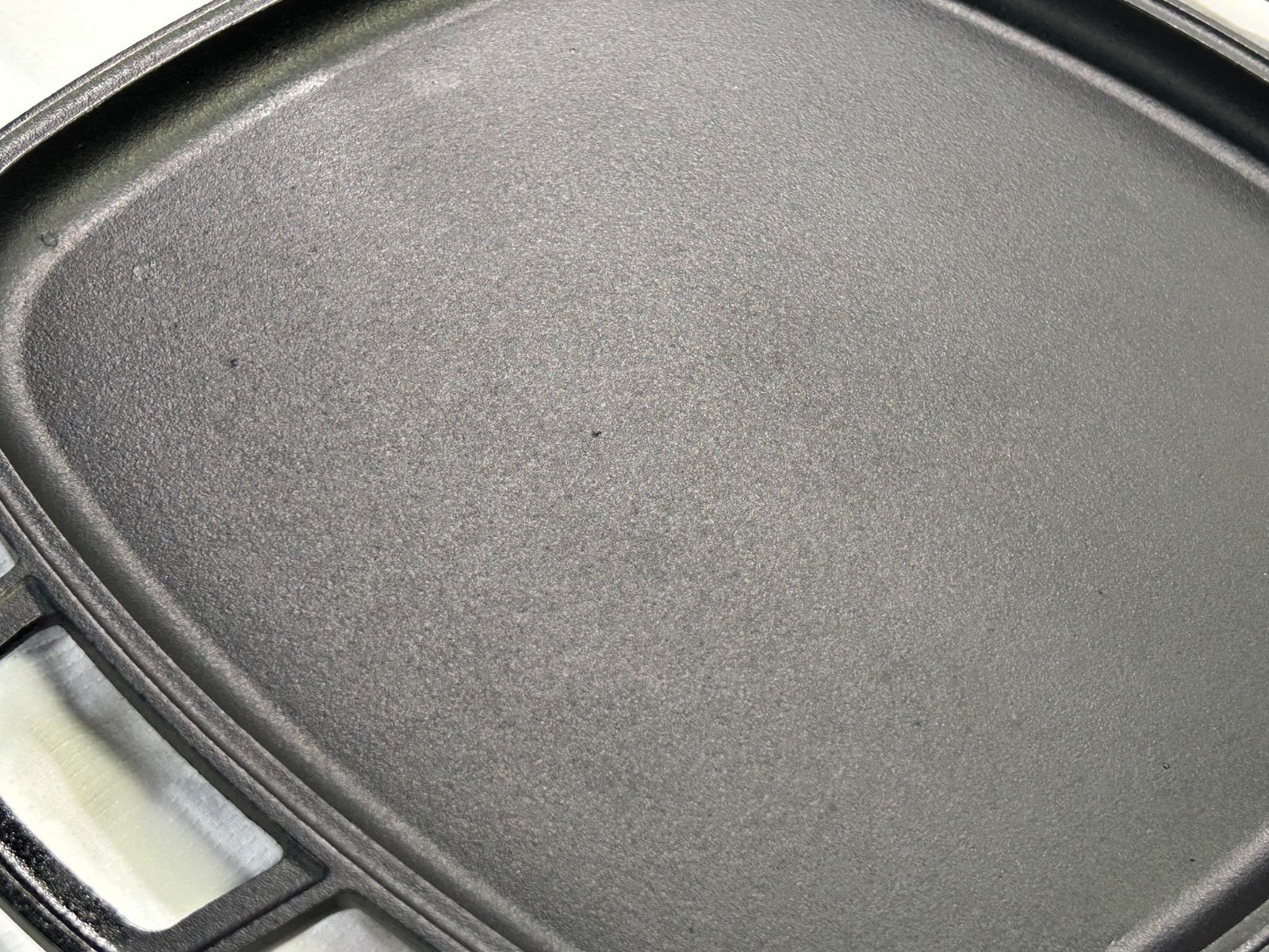 未使用 南部鉄器 岩鋳 ほほえみA 鉄板 オイルパン グリルパン