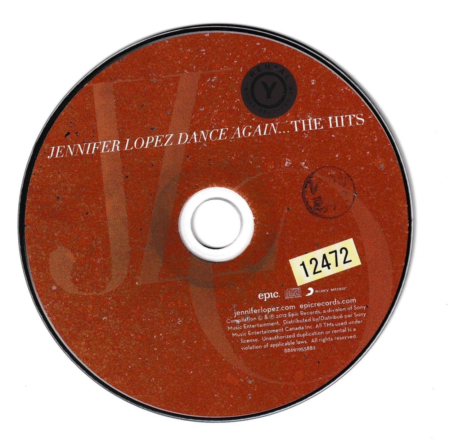 KC 3238 DANCE AGAINTHE HITS (輸入盤） ジェニファー・ロペス