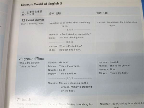 ワールド・ファミリー Disney ディズニー ワールド・オブ・イングリッシュ Talk along Cards 英語教材セット ★ 208L4D ワールド・ファミリー Disney ディズニー ワールド・オブ