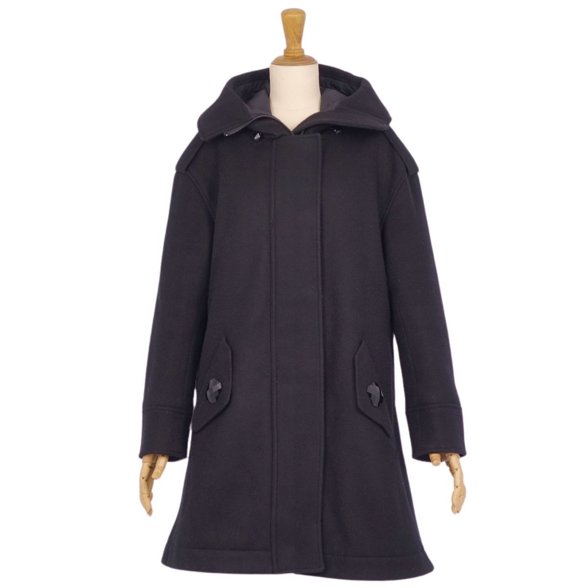 美品 エンポリオアルマーニ EMPORIO ARMANI コート フーデッドコー 
