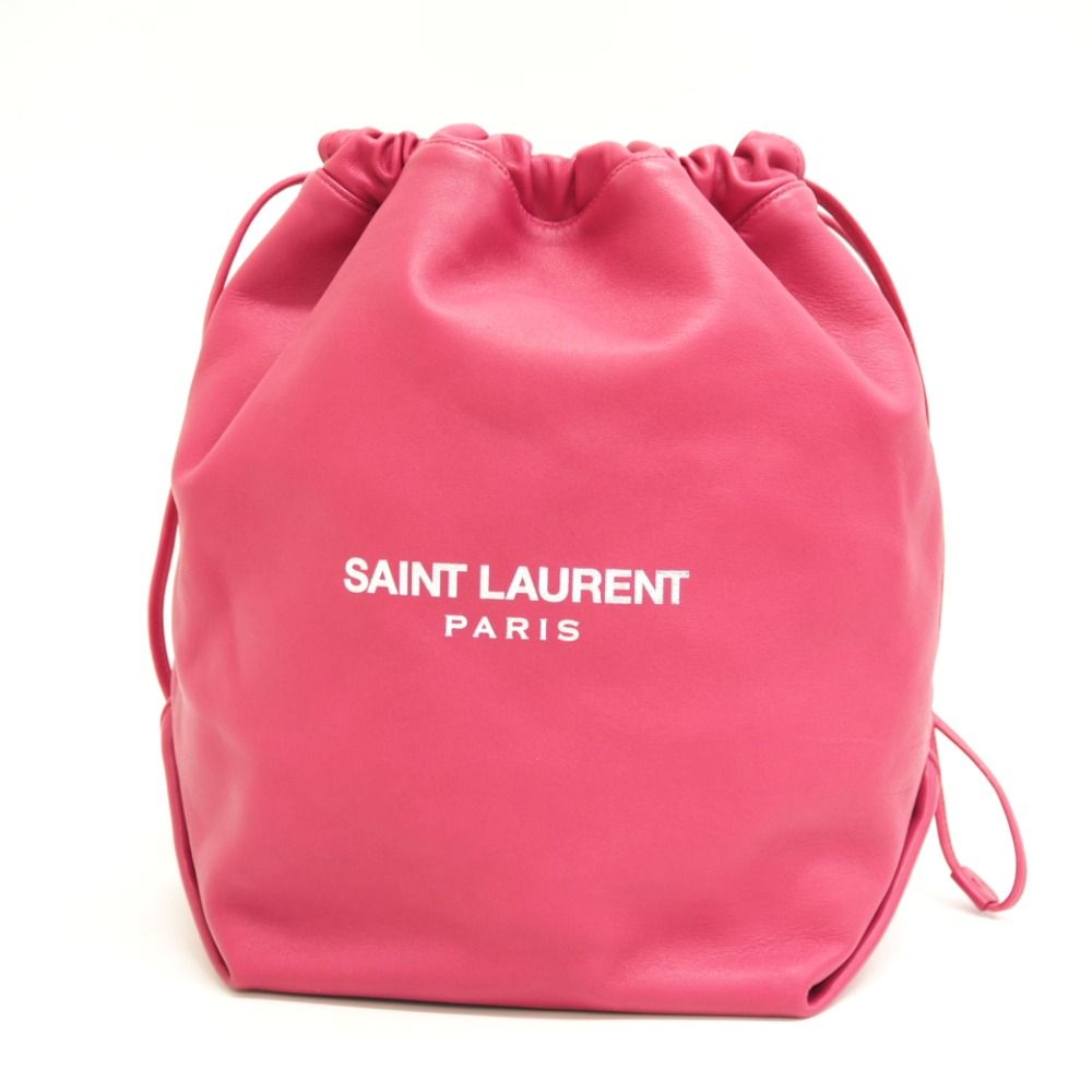 SAINT LAURENT PARIS/サンローランパリ テディ 巾着 ショルダーバッグ