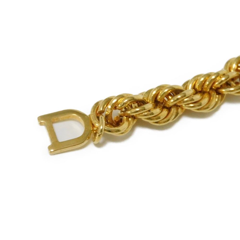 Dior ディオール スピガ ロング チェーン GP メッキ ヴィンテージ 80cm 