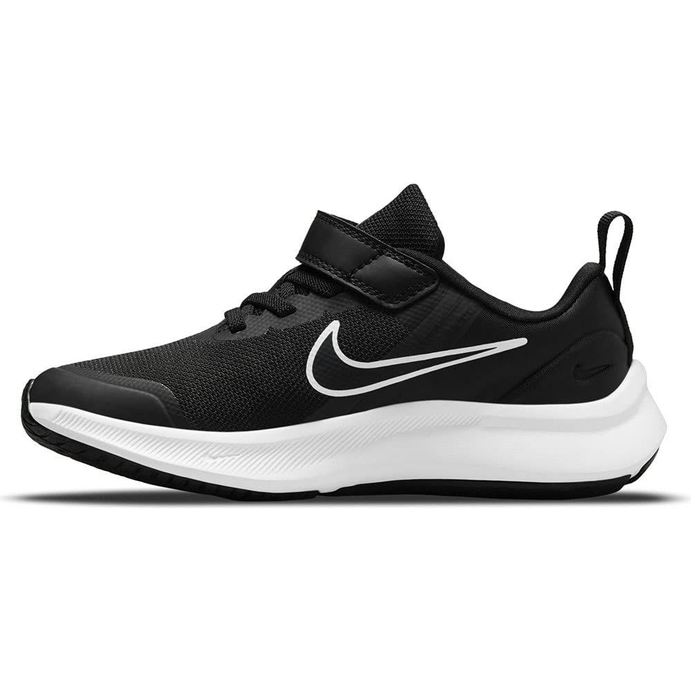 低価，新作 NIKE STAR RUNNER 3 PSV キッズスニーカー(スターランナー3PSV) DA2777 003 ブラック/ダークスモークグレー 折り畳み傘