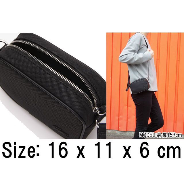 ラコステ ミニバッグ レディース デイリーライフスタイル ラウンド  