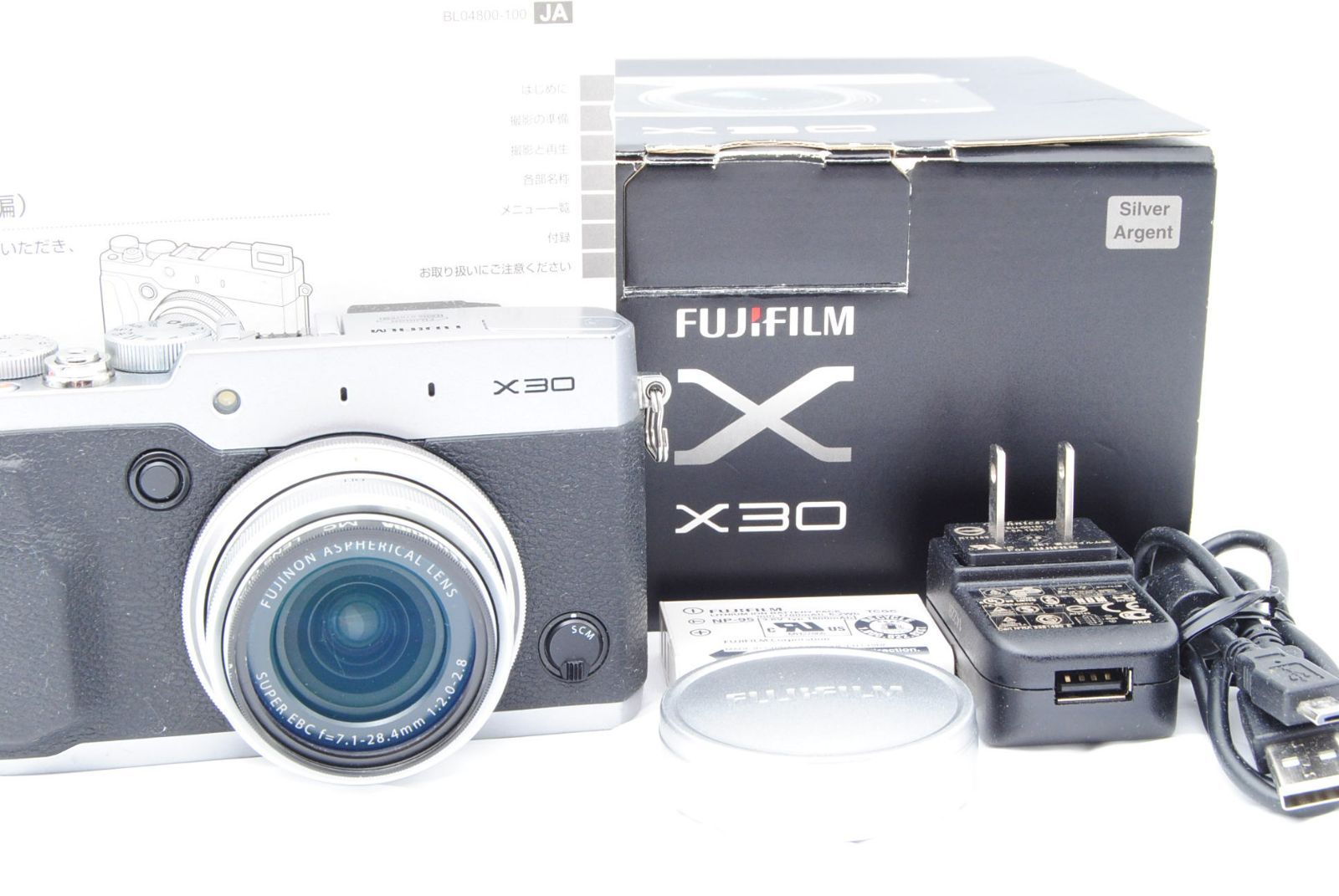 FUJIFILM デジタルカメラ X30 シルバー FX-X30 S-