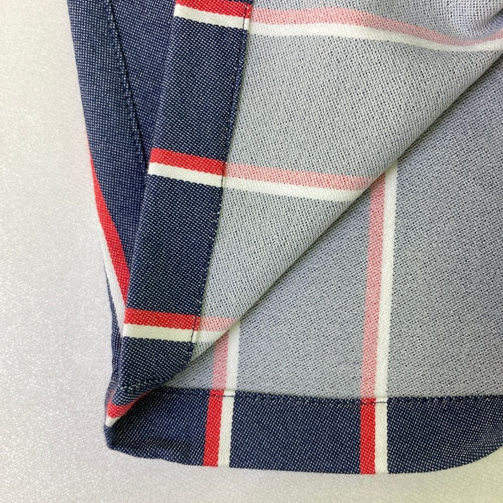 サイズ：L   GOLF トミー ヒルフィガーゴルフ  ハーフパンツ ストライプ柄 ネイビー系 [240101477177] ゴルフウェア メンズ ストスト サイズ：L TOMMY HILFIGER GOLF トミー ヒルフィガーゴルフ
