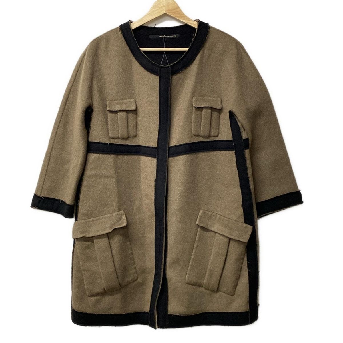 5.8万 maurizio baldassari ライダース ジャケット 青緑 ターコイズ