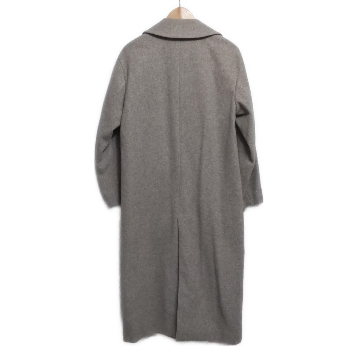 BEIGE ベイジ コート サイズ4 XL レディース - ライトグレー×ダークブラウン 長袖 ベルト付き 冬