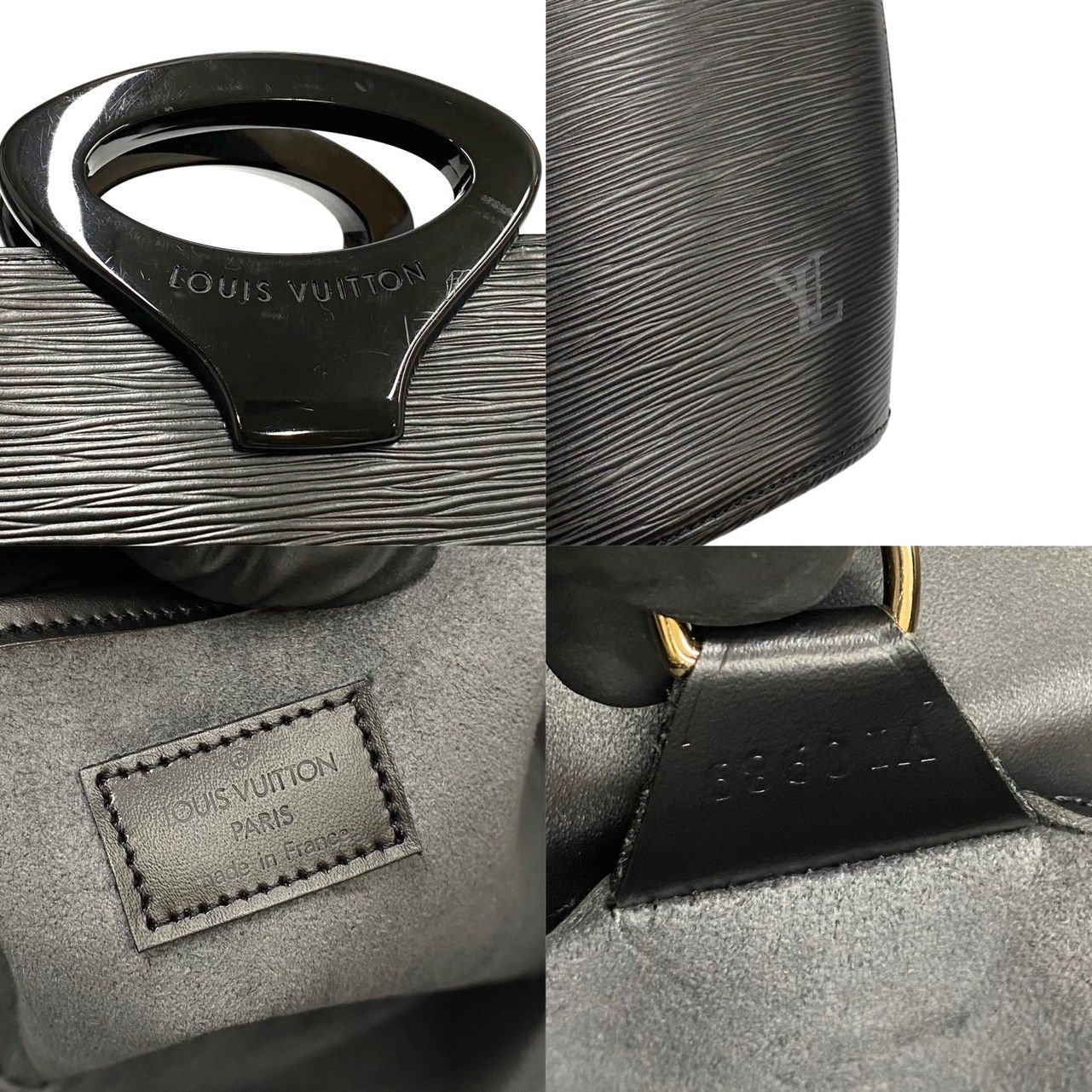 極 美品 LOUIS VUITTON ルイヴィトン ノクタンブル エピ レザー 本革 