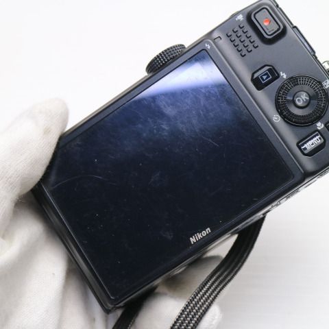 COOLPIX S 8200 ノーブルブラック デジカメ Nikon デジタルカメラ 本体 01000 スポーツ撮影 自撮りアクセサリー