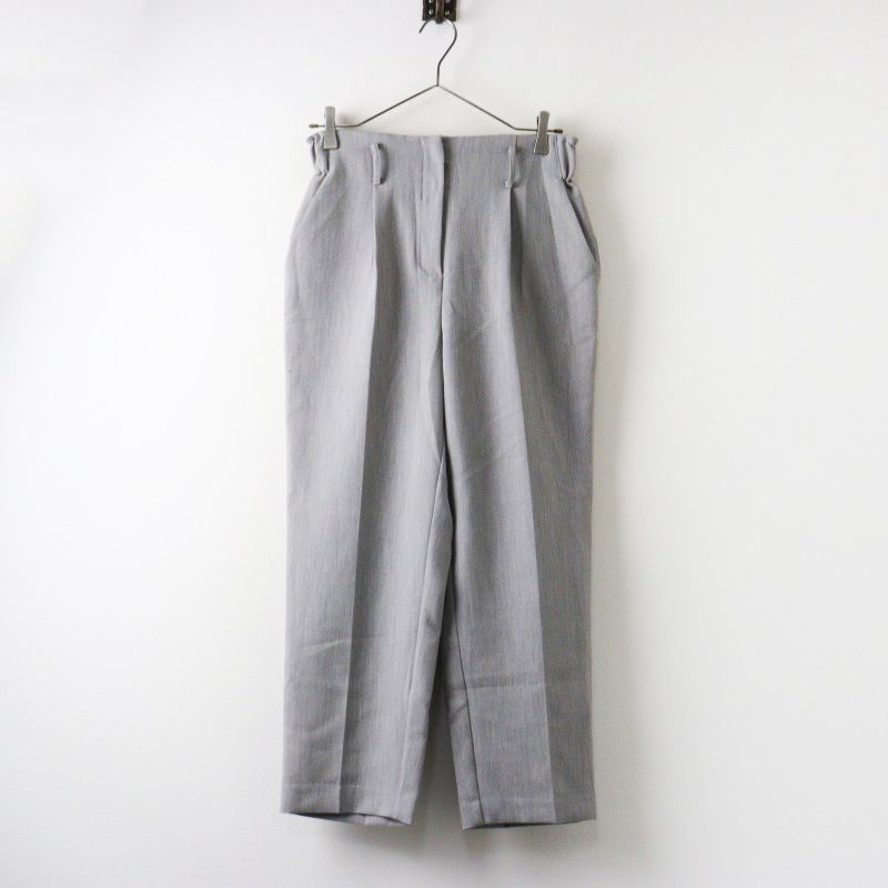 MACHATT マチャット タックテーパードパンツ F グレー 美品 マチャット MACHATT タックテーパードパンツ/Fグレー