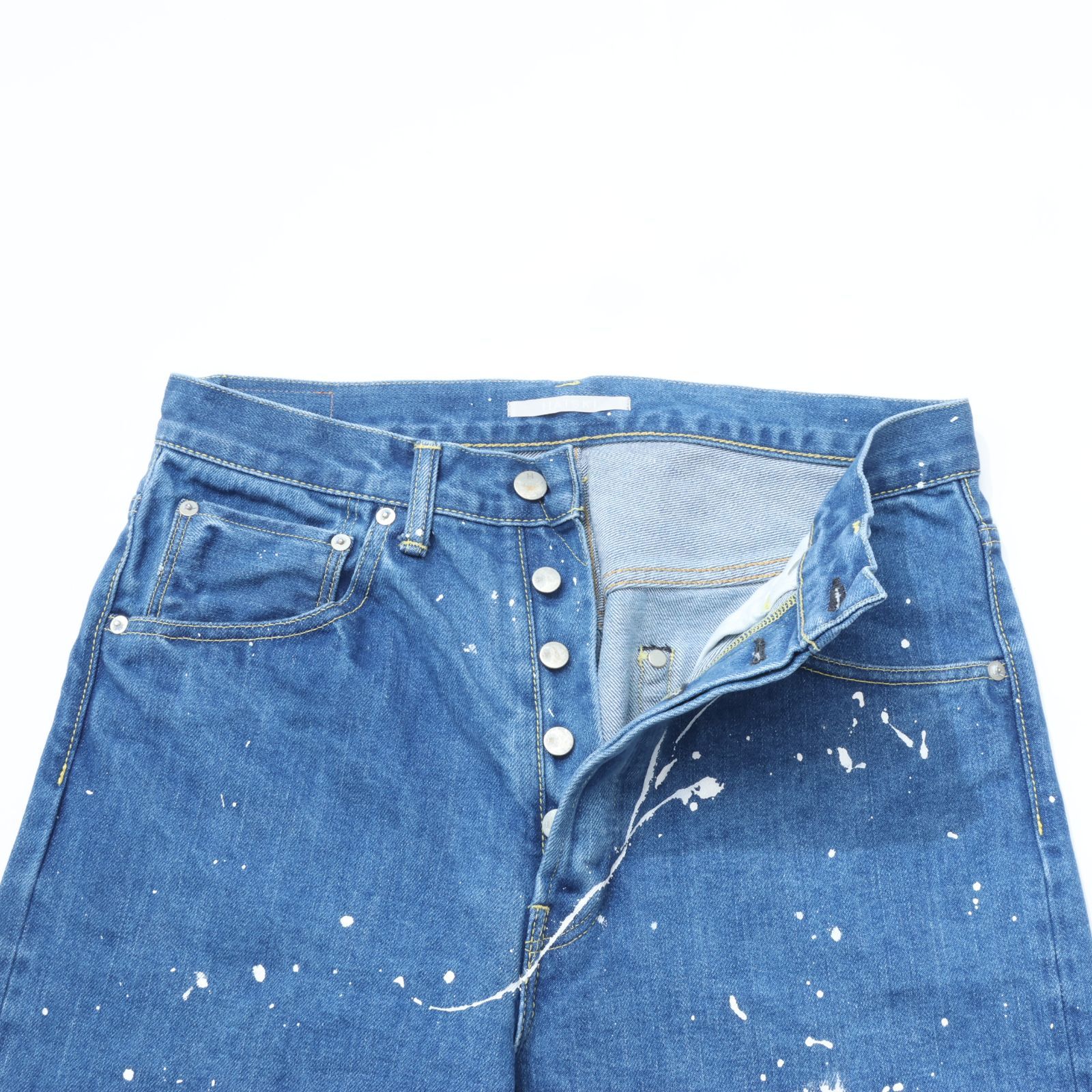 HATSKI ハツキ Straight Denim XX HTK-22004-XX ストレートデニム ペンキ加工 新品 - メルカリ