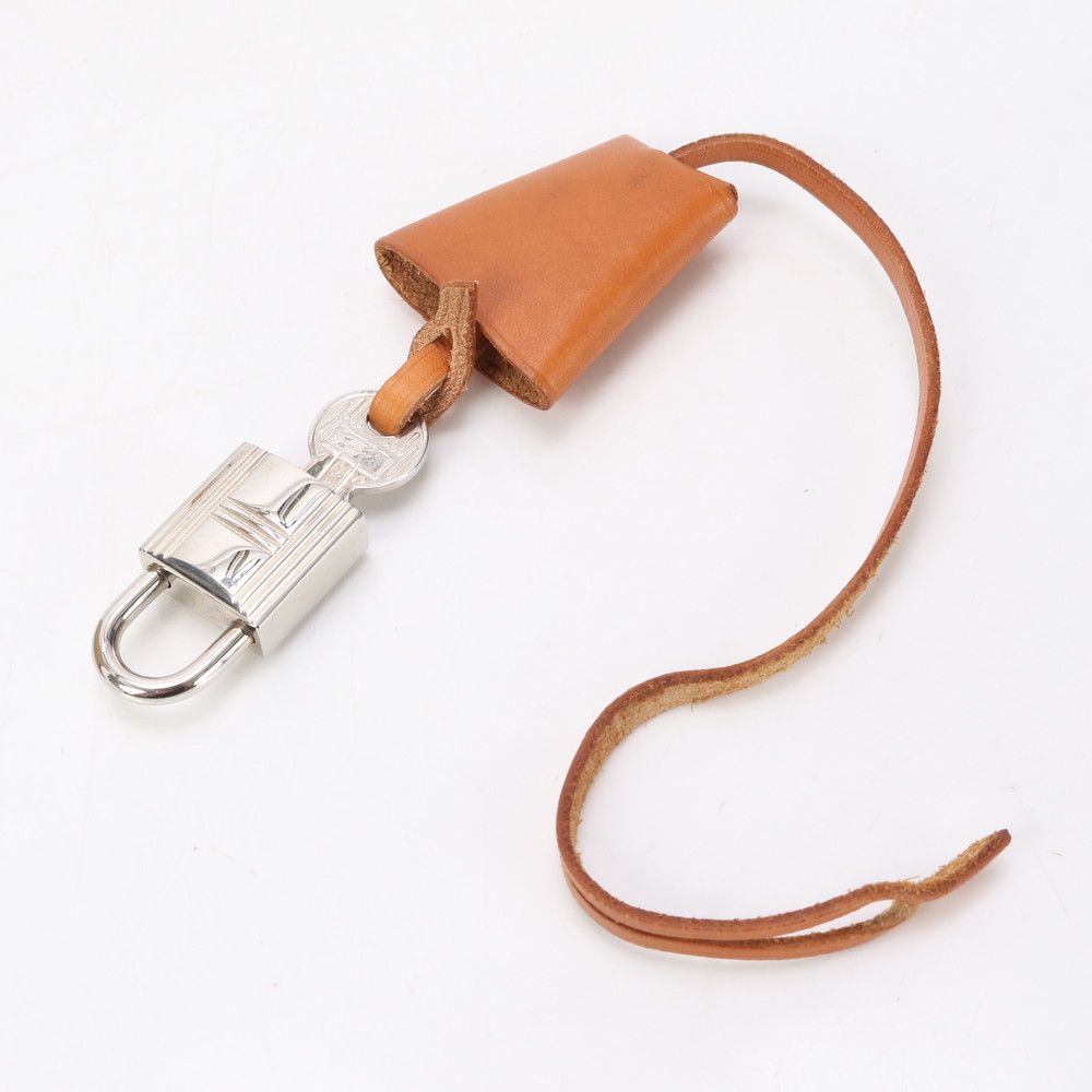 極美品 エルメス シルバー カデナ 鍵 クロシェット 付 パドロック