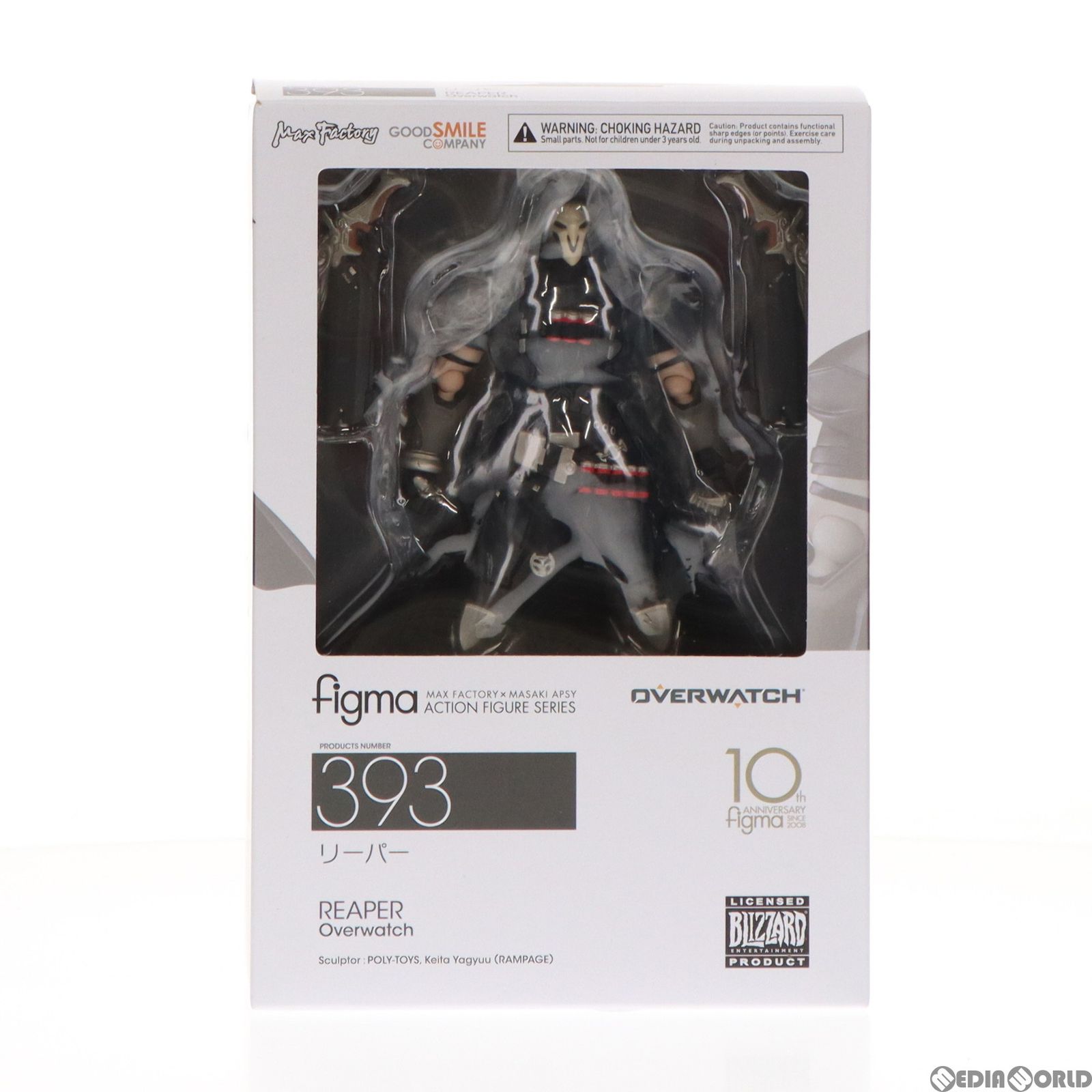 figma 393 リーパー Overwatch Overwatch - Reaper Figma Action Figure No. 393 (Good Smile