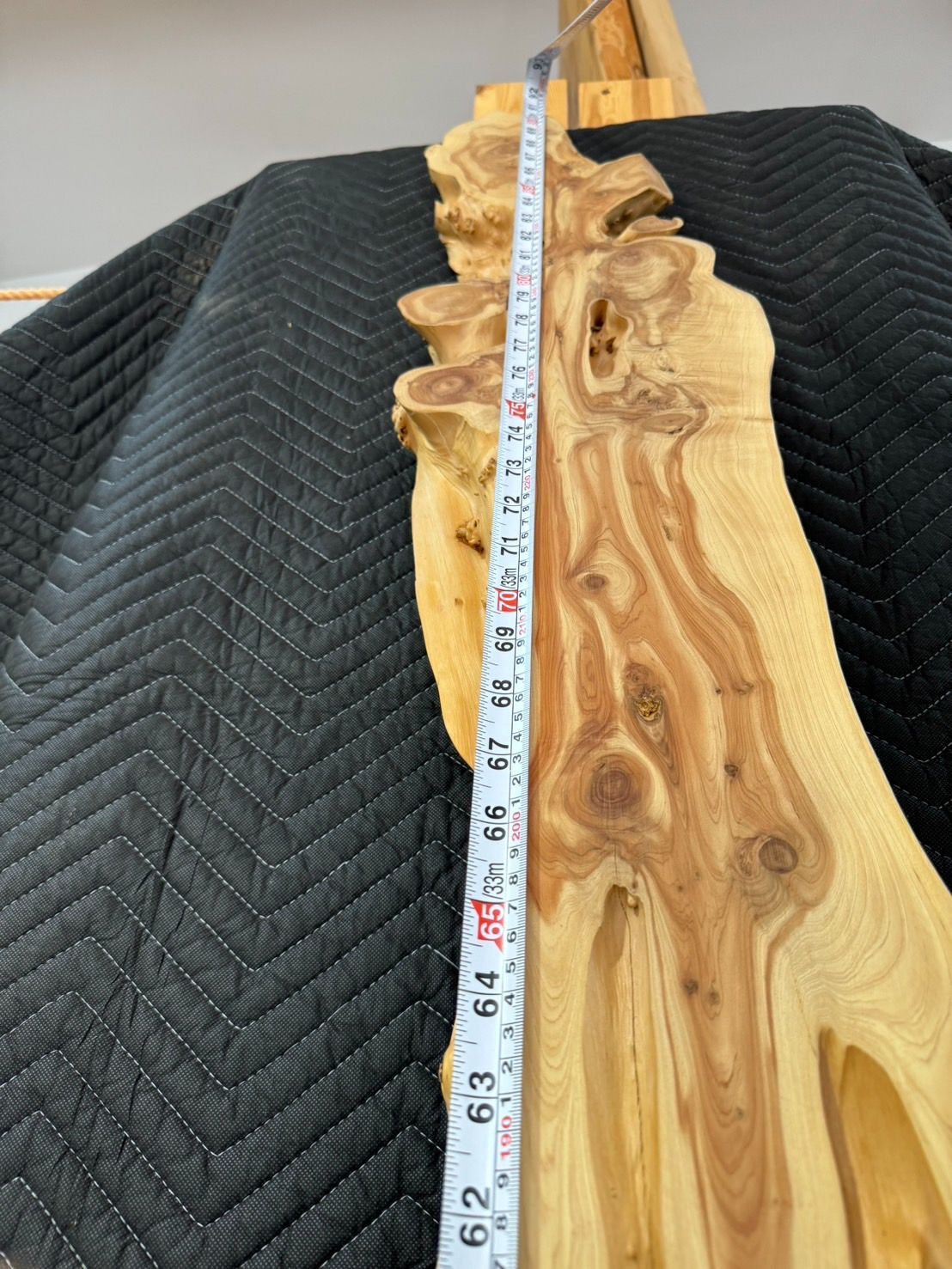 材料・資材 天然木 伊吹 イブキ 一枚板 未加工 木工 DIY 直接引き取り 