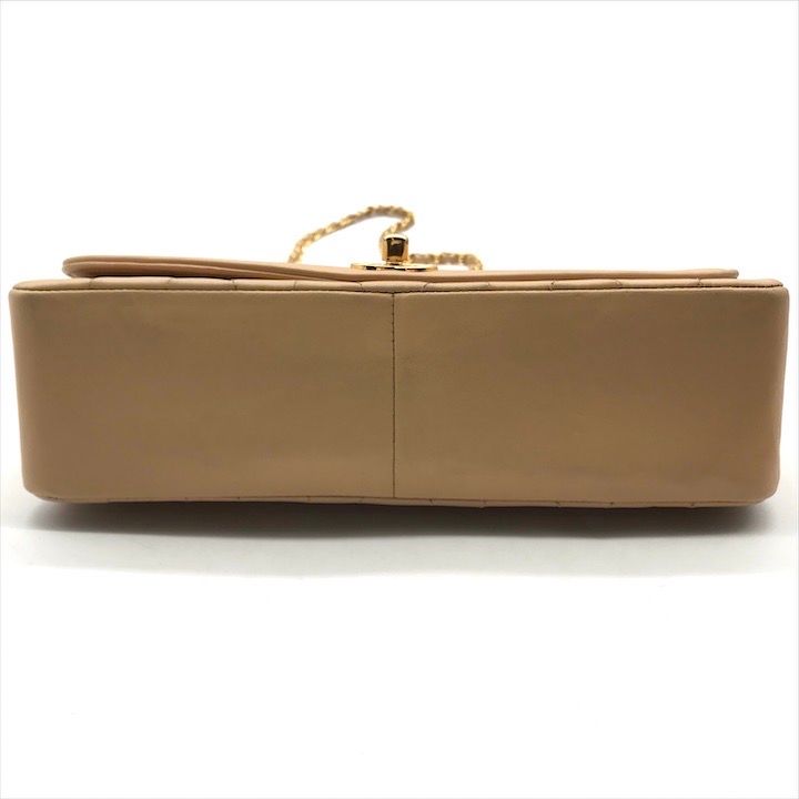 y*u様 【CHANEL】マトラッセ　ダイアナ　ラムスキン　ココマーク　キャメル 良品 CHANEL シャネル ダイアナ ココマーク マトラッセ ラムスキン