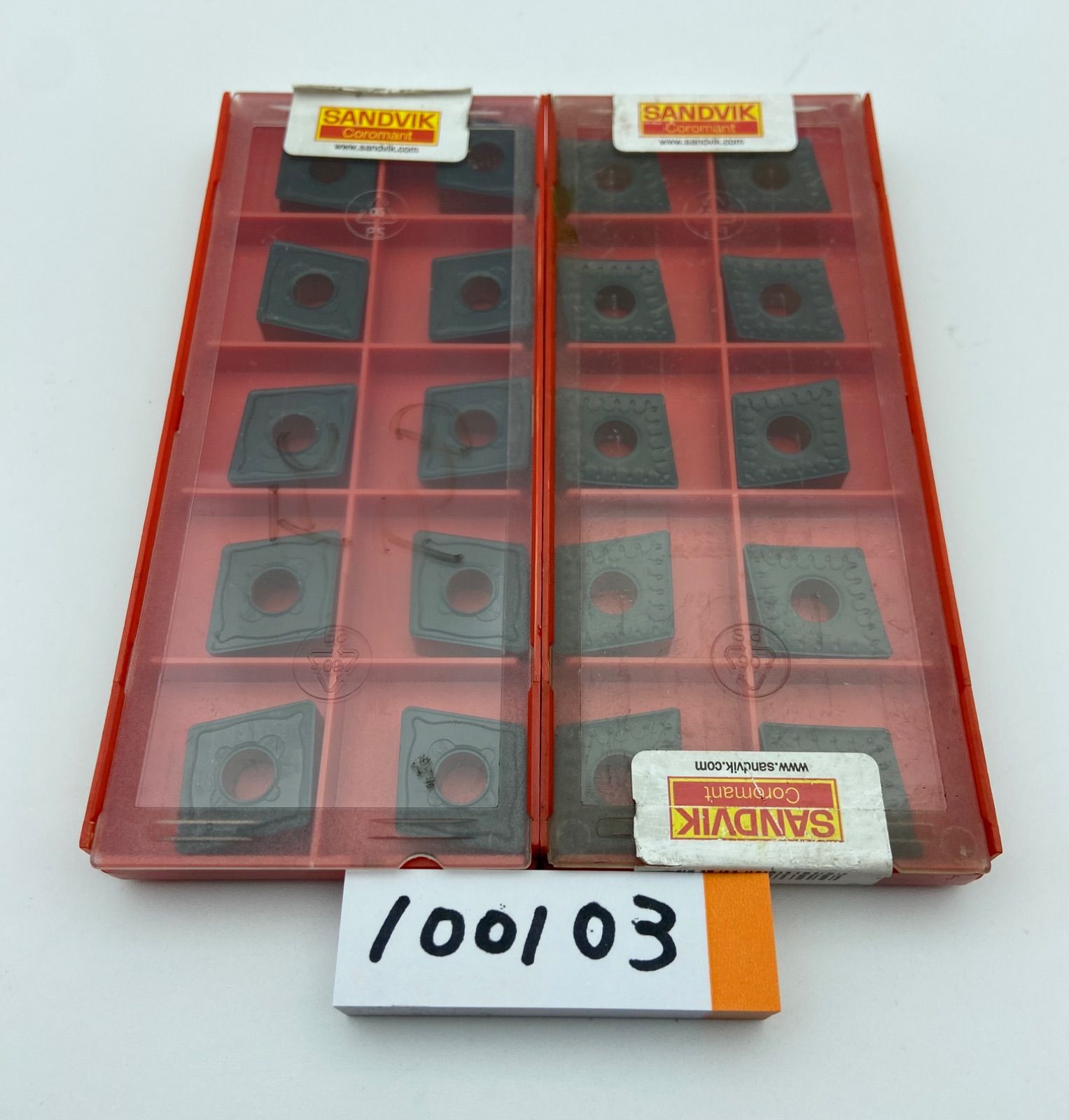 サンドビックSANDVIK CNMG160612-KR CNMM160608-QR 4225 各1箱 計2箱 