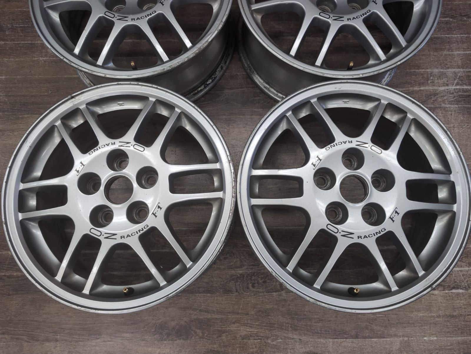 OZ racing 三菱 ランエボ 純正 16×6.5j ET43 5穴 pcd114.3 4本 お得，大得価 ランエボ5純正OZ Racingホイールセット