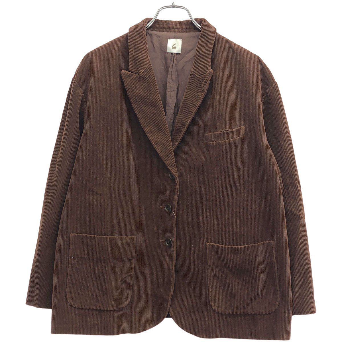 roku 6 ジャケット　コーディロイ　ブラウン roku 6 ジャケット コーディロイ ブラウン 【公式通販】