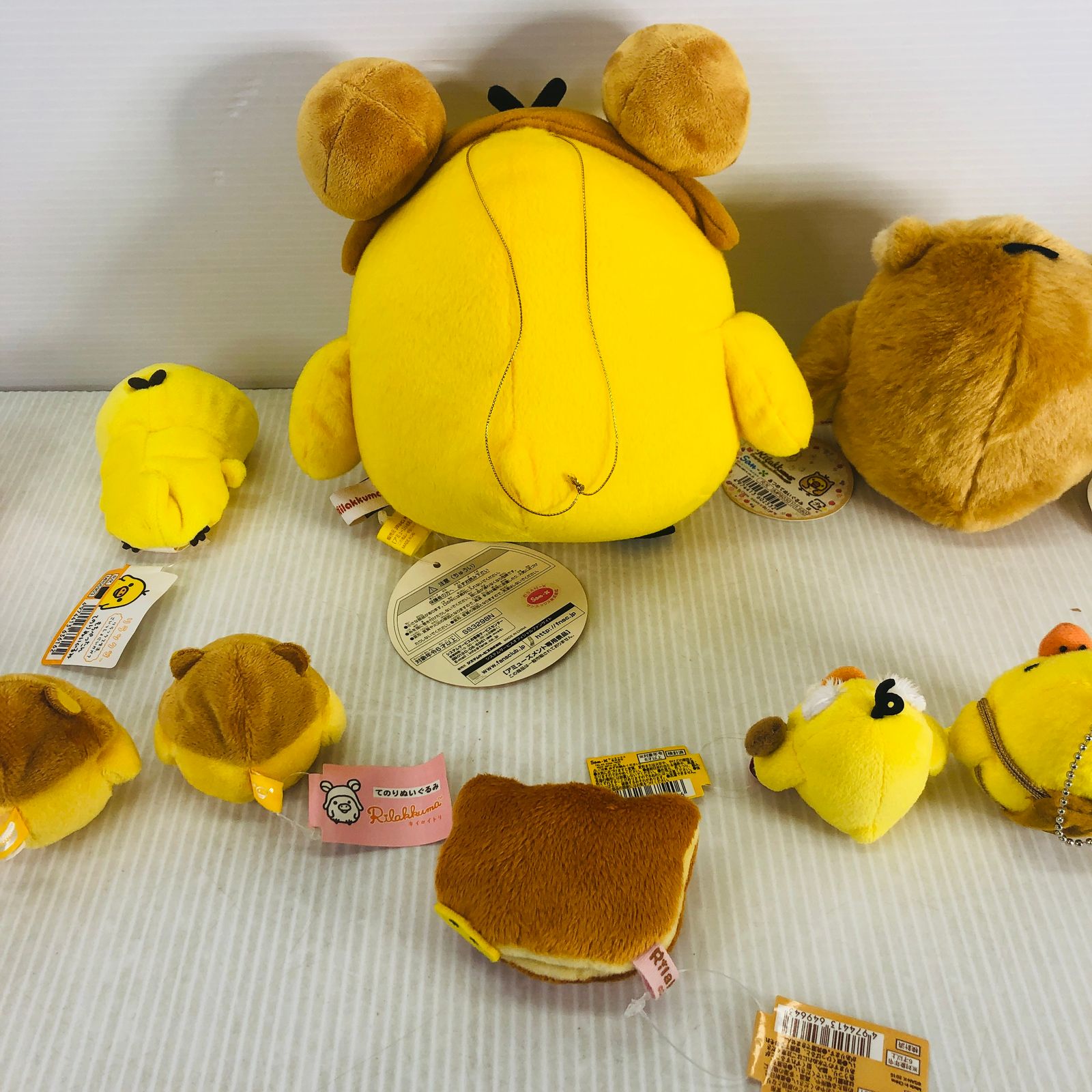 キイロイトリてのりぬいぐるみ3点 リラックマ てのりぬいぐるみ キイロイトリ MO92901 : ユウセイ