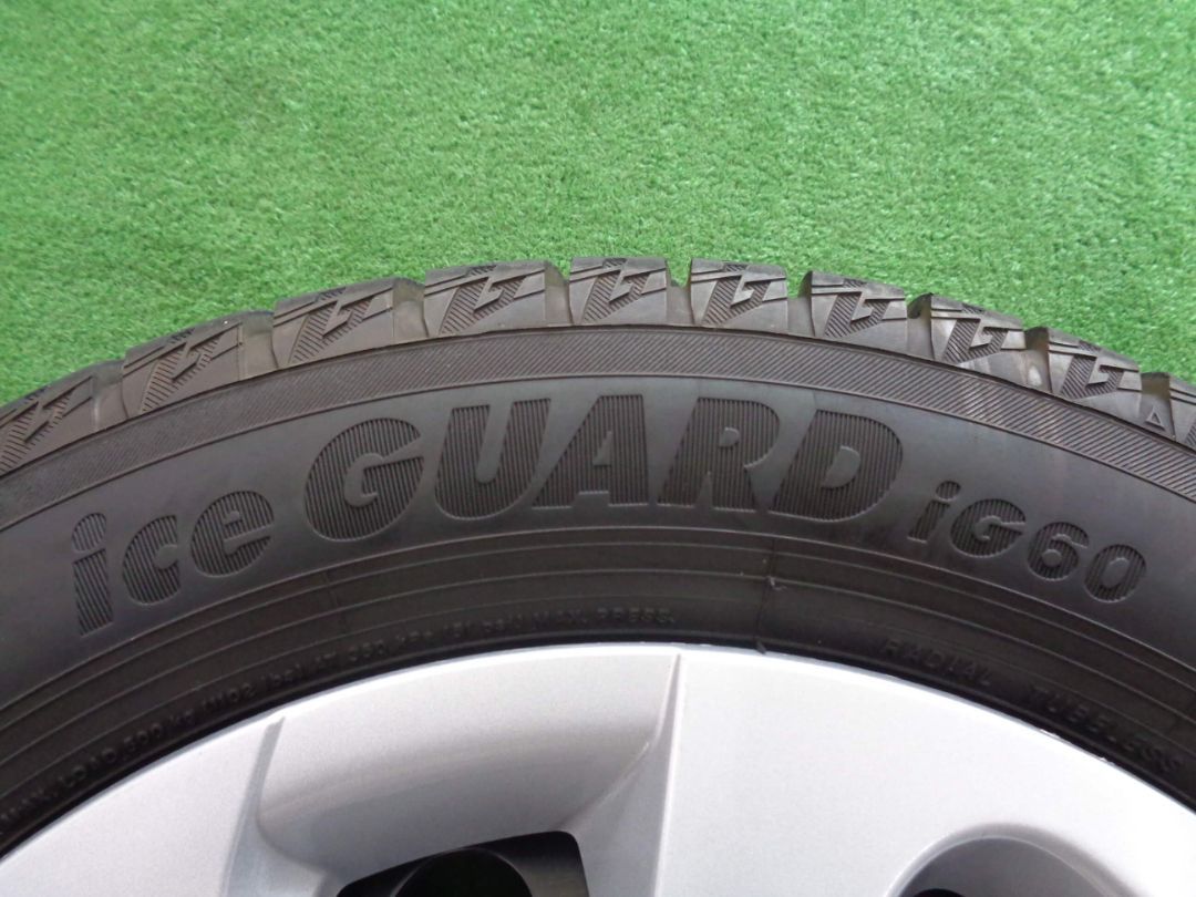 170系シエンタ純正鉄ホイール 5.5J-15 5H100 39 ヨコハマ アイスガードIG60 185|60R15 スタッドレスセット 4本 神奈川県 TRITUETUBI_COM