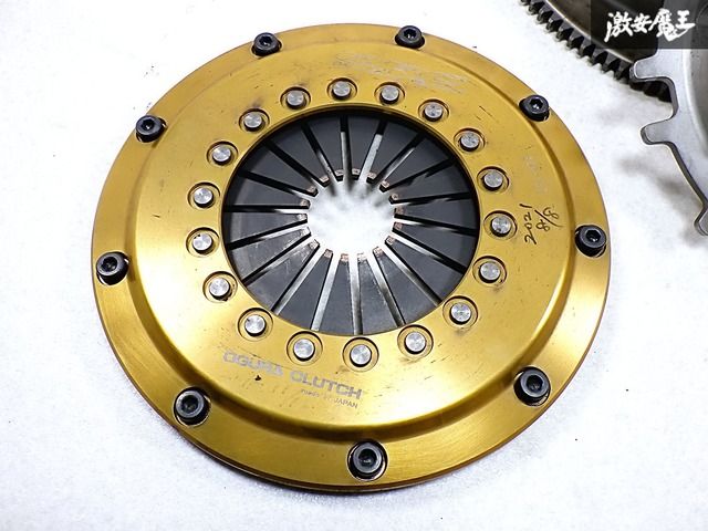 ORC オグラ SXE10 アルテッツァ 3S-GE 6MT シングル クラッチ メタルディスク カバー フライホイール プレッシャープレート プッシュ式 J-1