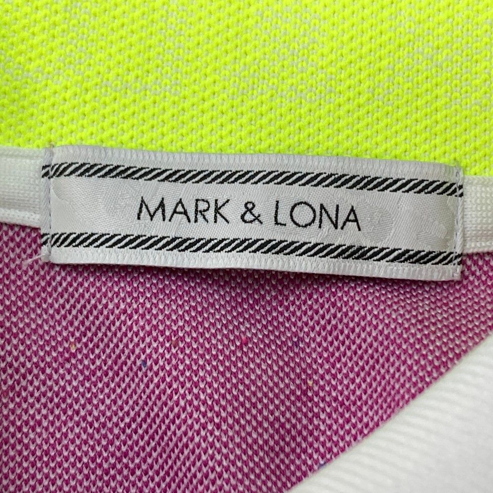 サイズ：S MARK&amp;LONA マークアンドロナ  ノースリーブ ポロシャツ  パープル系 [240101450909] ゴルフウェア レディース ストスト MARK&LONA マークアンドロナ ノースリーブ ポロシャツ パープル
