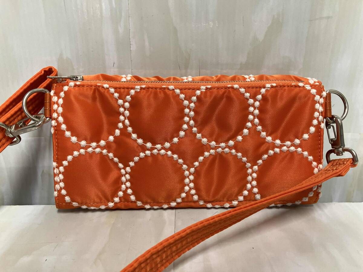 ミナペルホネン tambourine オレンジ 10×12 はぎれ ミナペルホネン