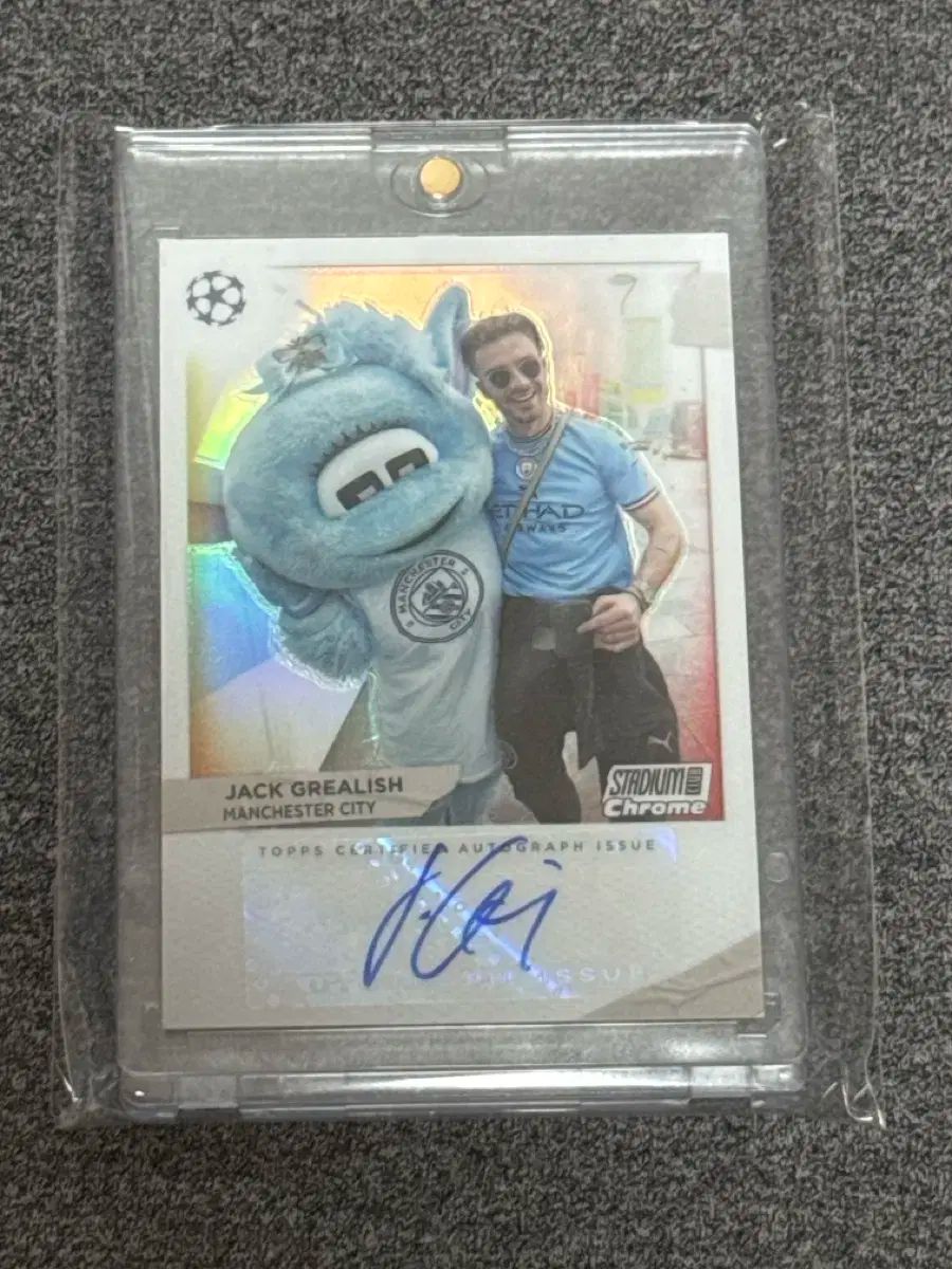 マンチェスターシティ ジャッキ グリーリッシュ 直筆 サインカード (旅行 シーズン) トラベルカード 韓国