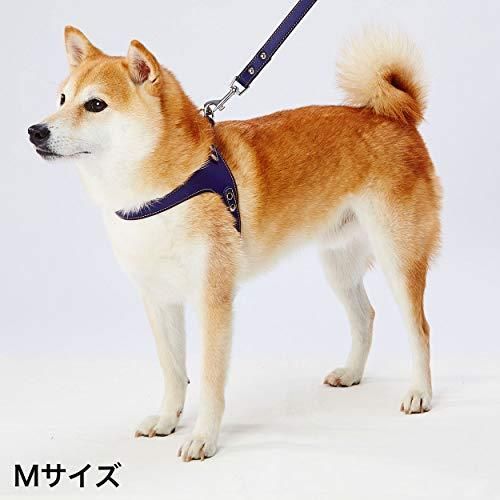 ペティオ Petio Porta ポルタ ソフトレザーベストハーネス ネイビー 犬 M サイズ
