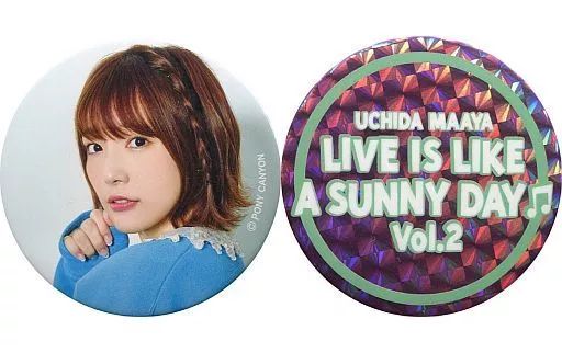 中古】バッジ・ピンズ(女性) 内田真礼 缶バッジ2種セットA 「内田真礼