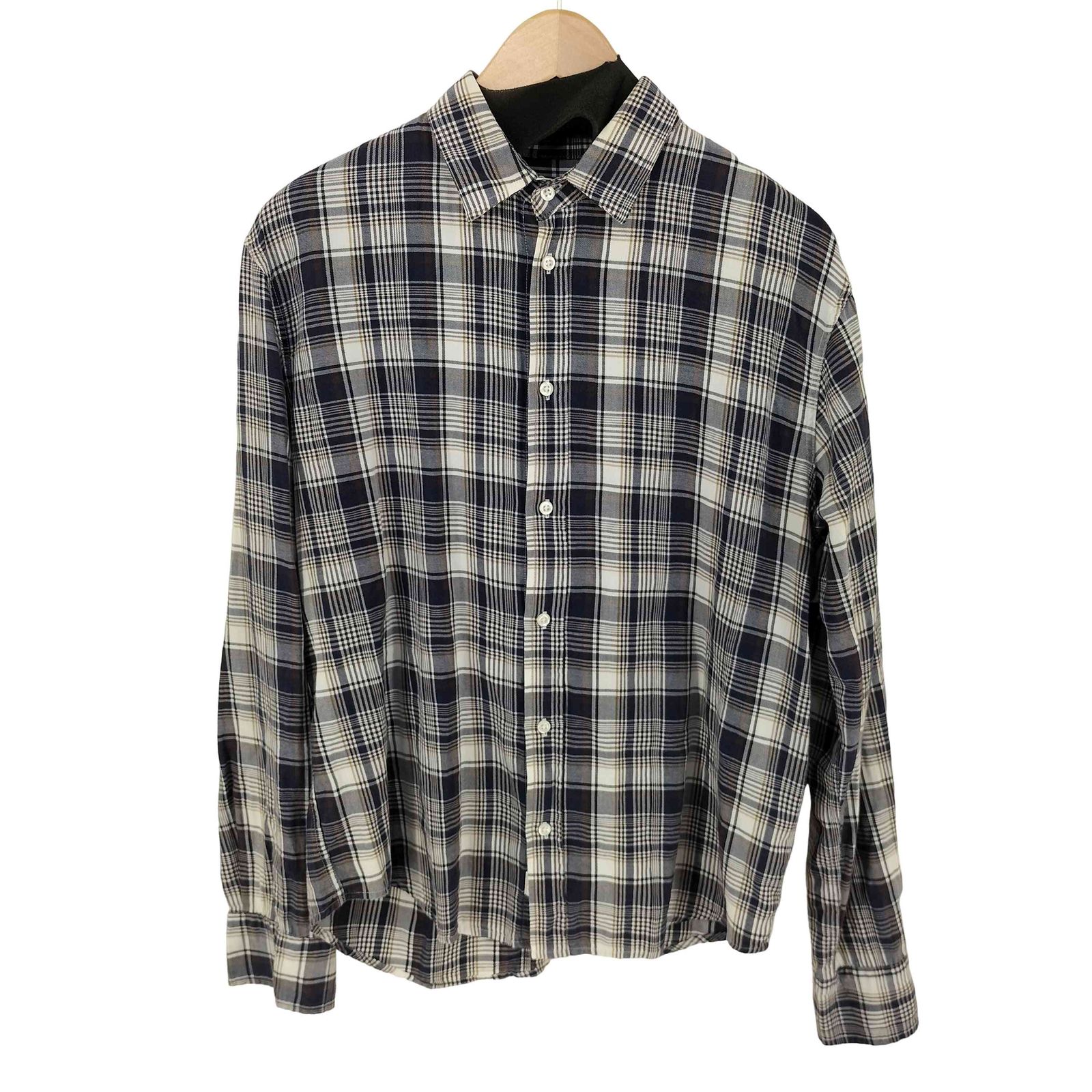 フランクアンドアイリーン ネルシャツ 希少大きいサイズM Paul