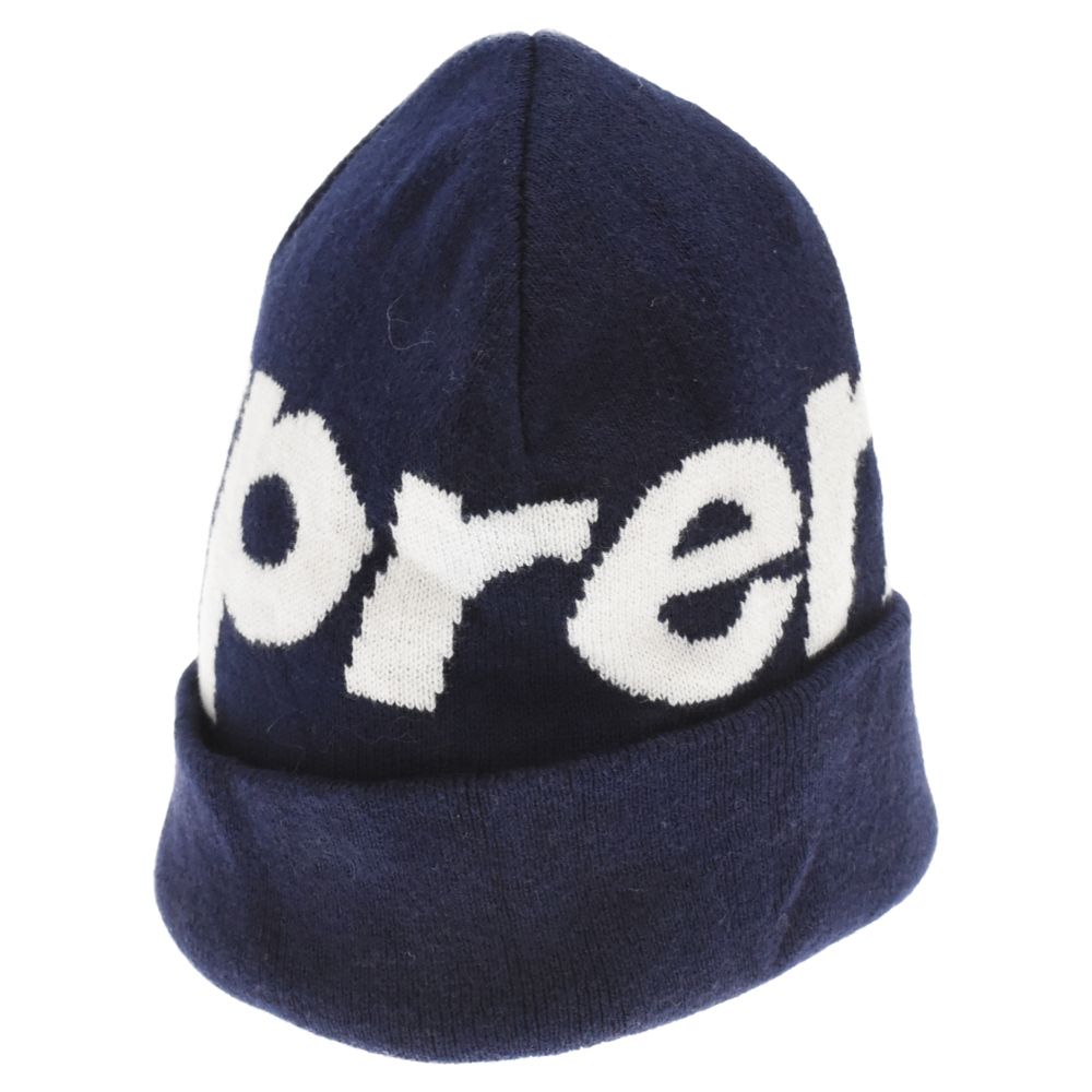 SUPREME (シュプリーム) Big Logo Beanie カシミヤ混ビッグロゴニット 