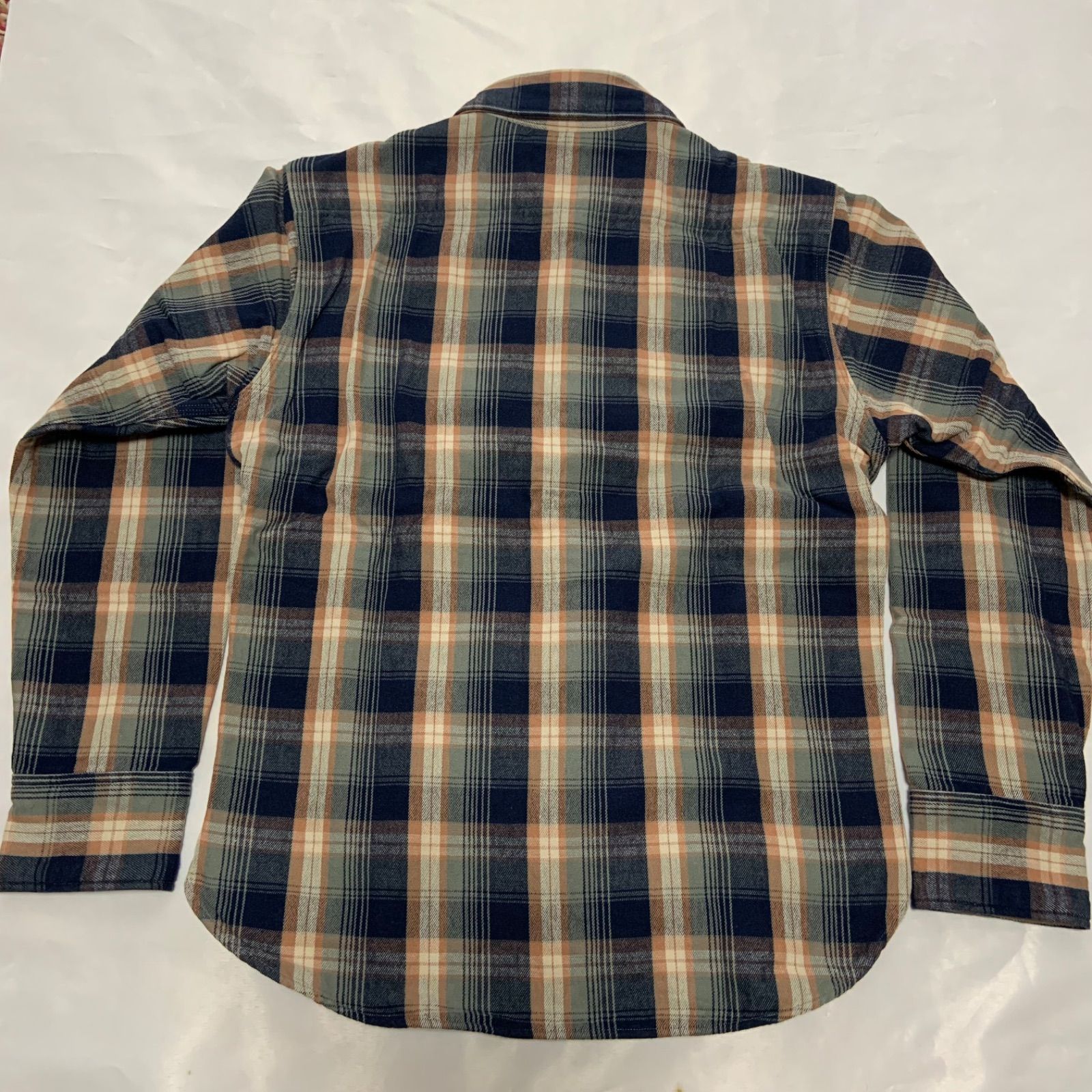 usa古着 LLBean ネルシャツ　L ブラウン　ネイビー　チェック 177932550.jpg?cmsp_timestamp=