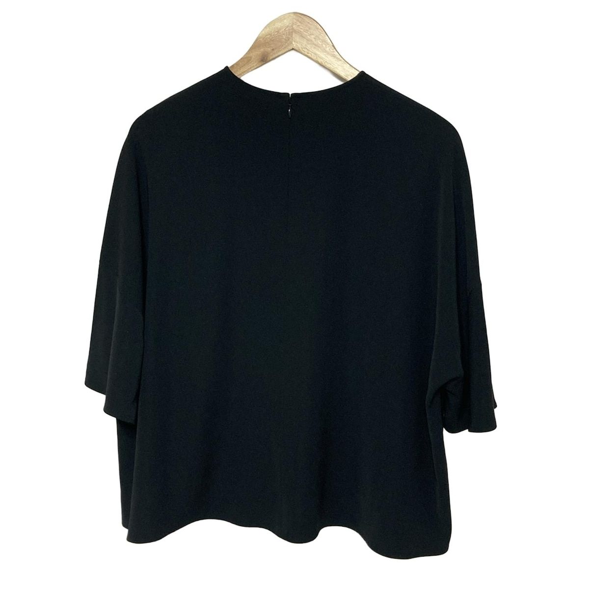 ENFOLD エンフォルド 七分袖カットソー サイズ36 S レディース - 黒