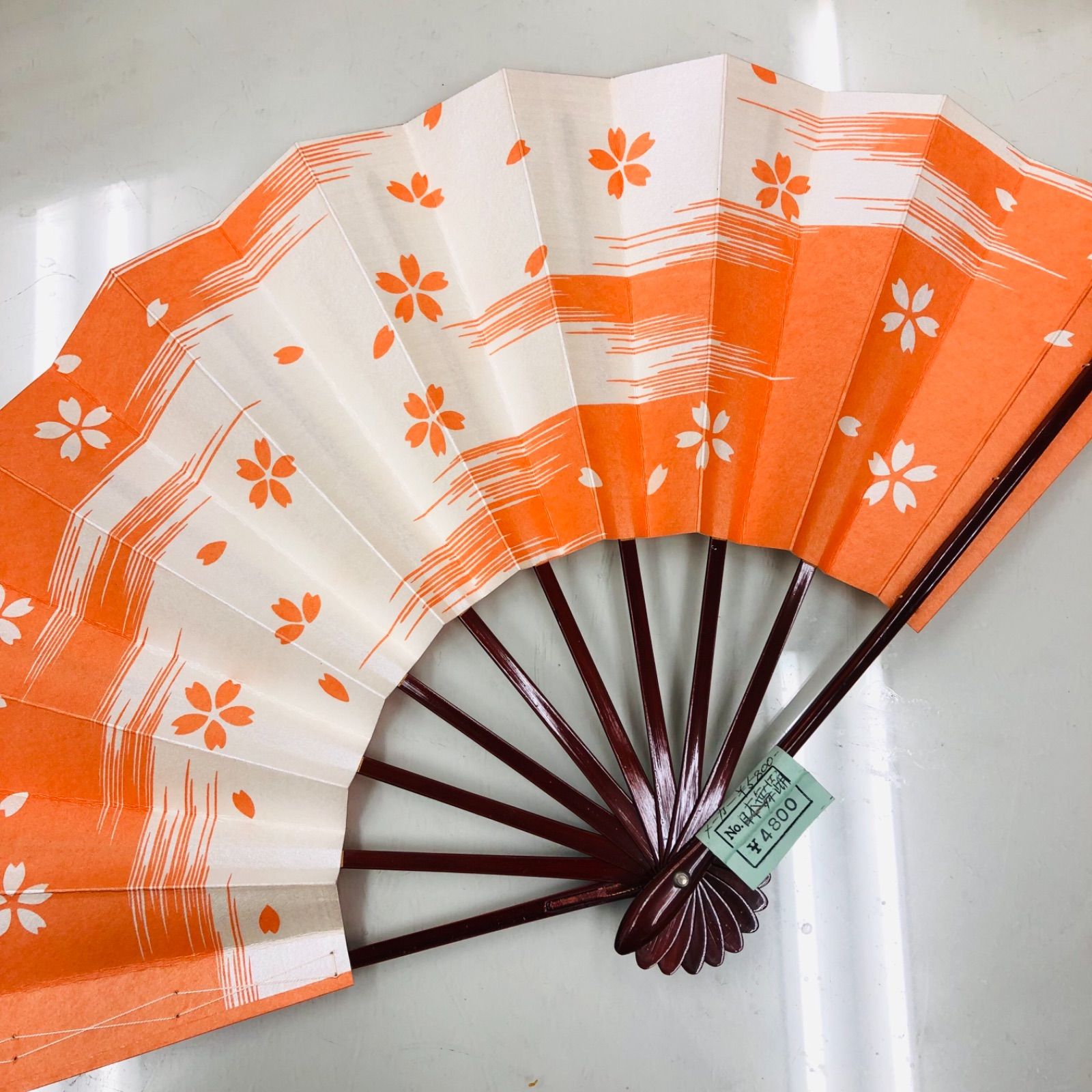 新品☆ 舞扇子 京扇子 日本舞踊 踊り用 桜 茶骨 - メルカリ