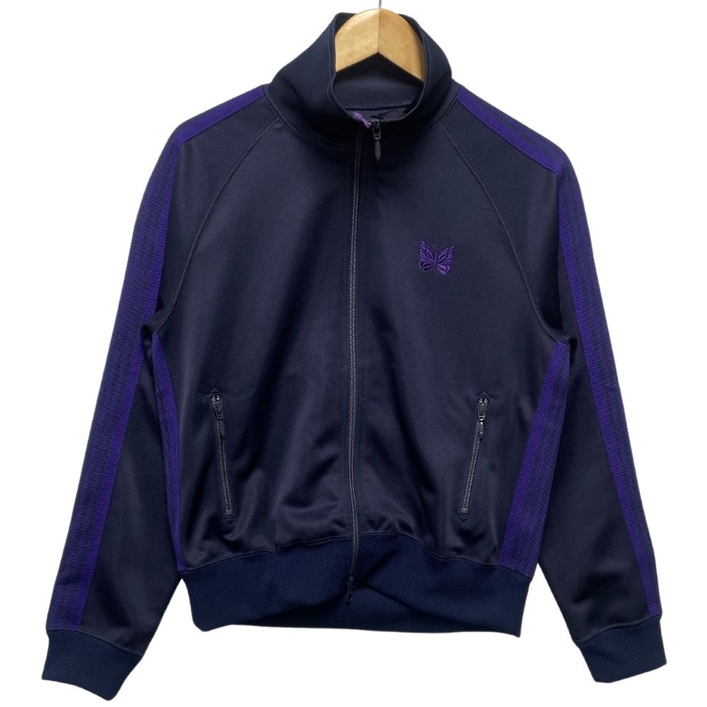 NEEDLES ニードルス 品番 NS244 レディース TRACK JACKET-POLY SMOOTH トラック ジャケット ジャージ ネイビー  サイズ2 正規品 / 35267 - メルカリ