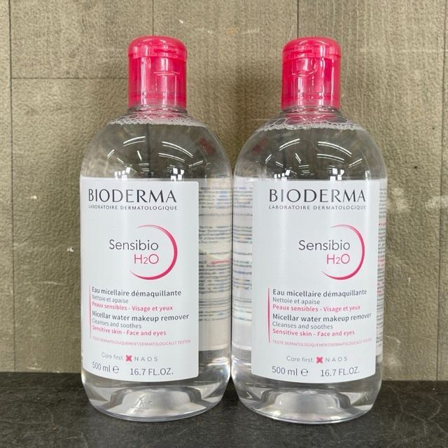 新品 ビオデルマ サンシビオ エイチツーオー D 洗顔 クレンジング水 500ml 2本セット /57453在3