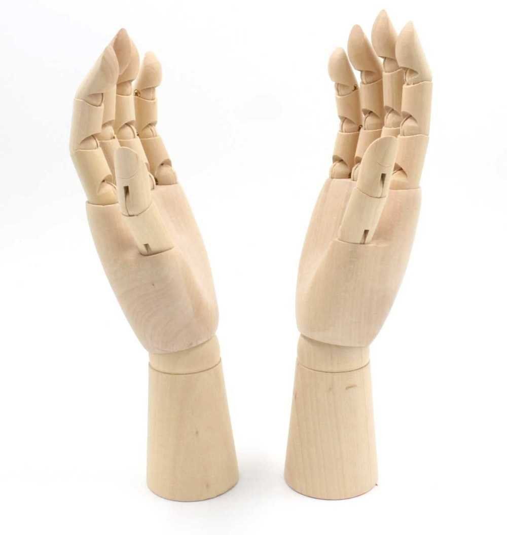 3.男性サイズ(30cm)両手 スミティ (Smiti) モデル ハンド 木製 男性サイズ (両手)
