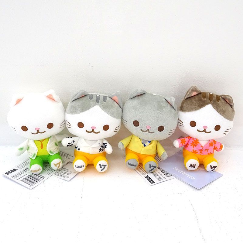セブチ　猫　SEVENTEEN ミニぬいぐるみ プライズ セガ SEVENTEEN ANIMAL COORDY ミニぬいぐるみ DREAM