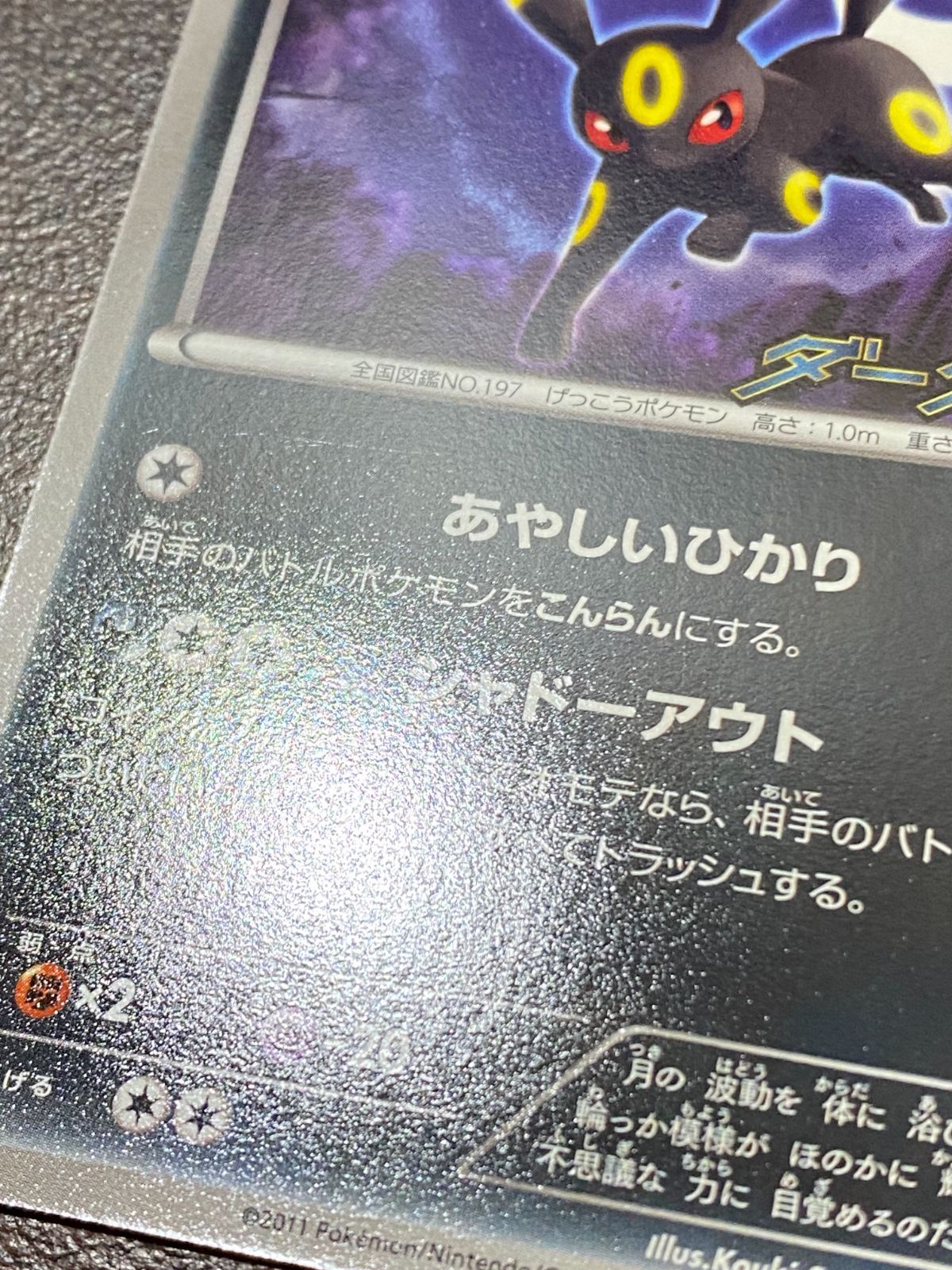 ○336 ポケモンカード ブラッキー ダークラッシュ プロモ 115/BW-P